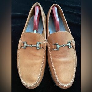 Peter Millar Brown Leather Loafers